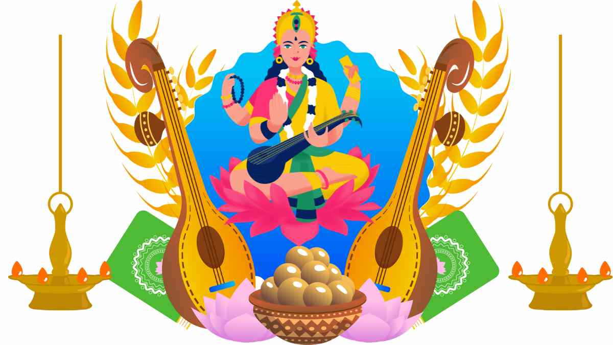 Saraswati Puja 2024 Photo Download